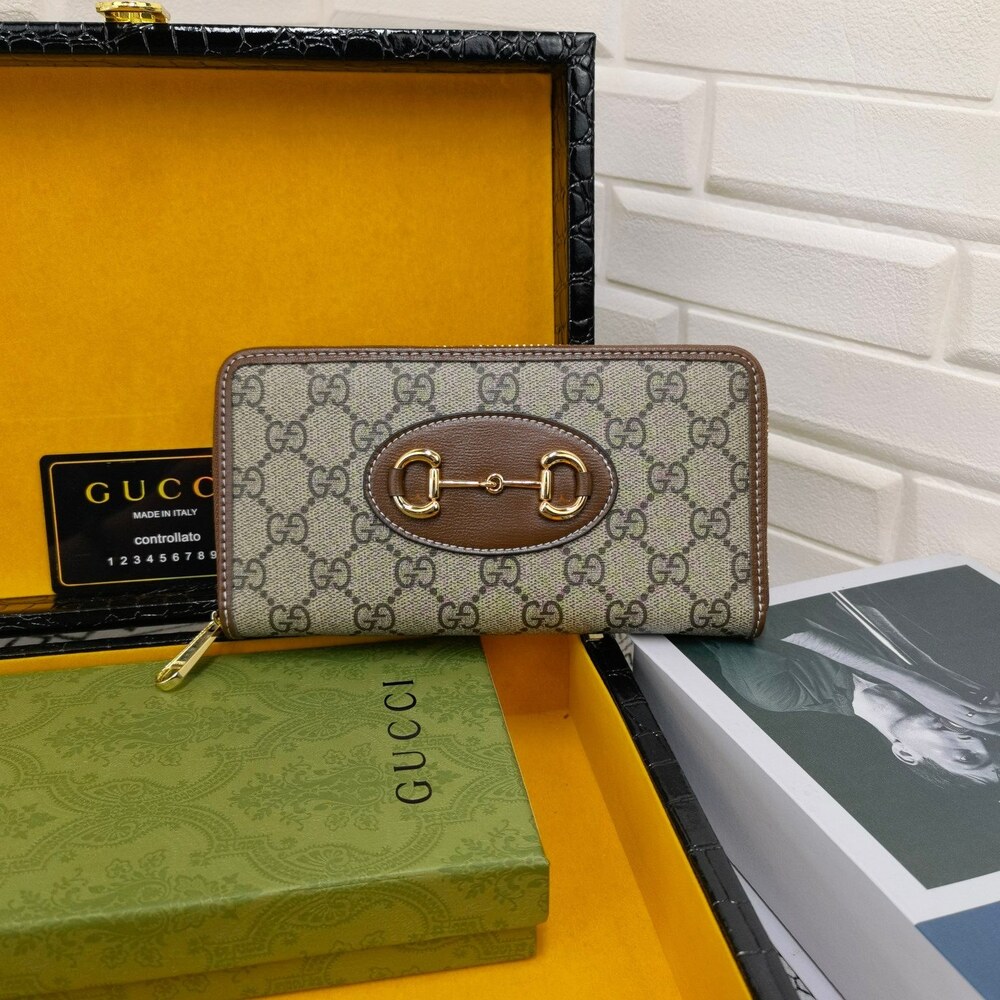 Gucci Horsebit 1955 Zip Around Wallet - Picture 4 of 9